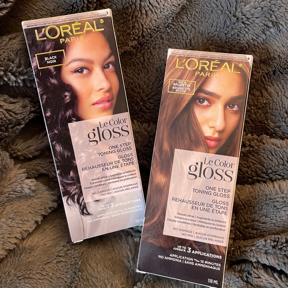 L’Oreal Paris Le Color Gloss 3 different shades